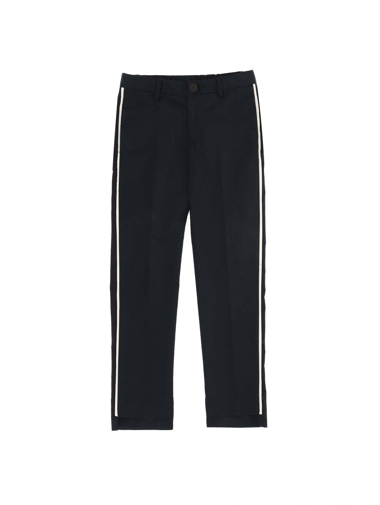 Boys | Satin Trousers With Bands | Dark Blue
