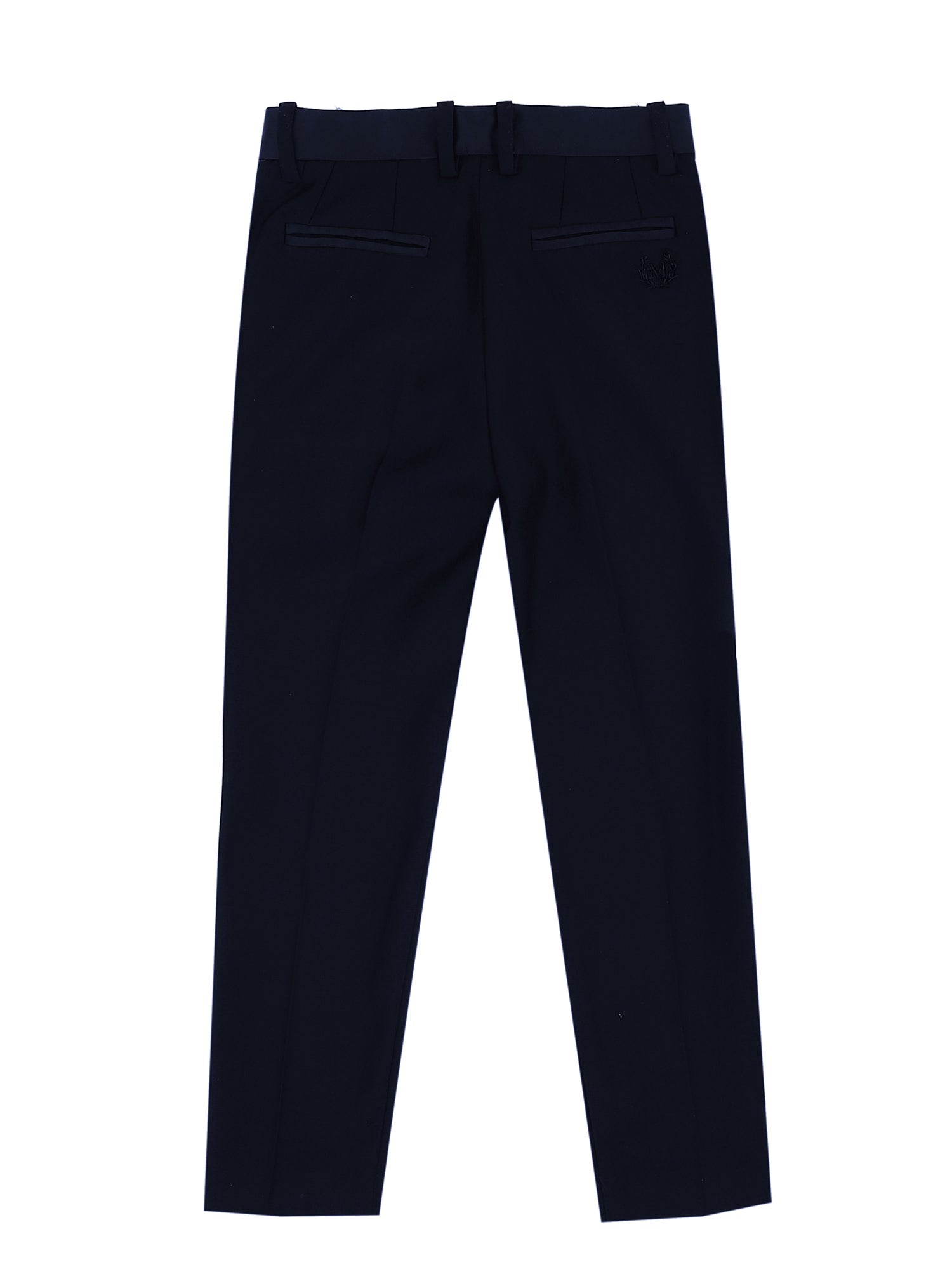 Boys | Classic Trousers With Satin Bands | Dark Blue