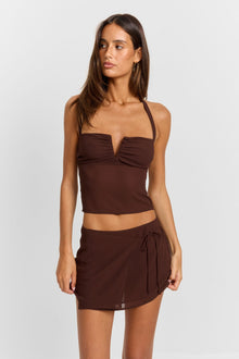 Victoria Top | Chocolate