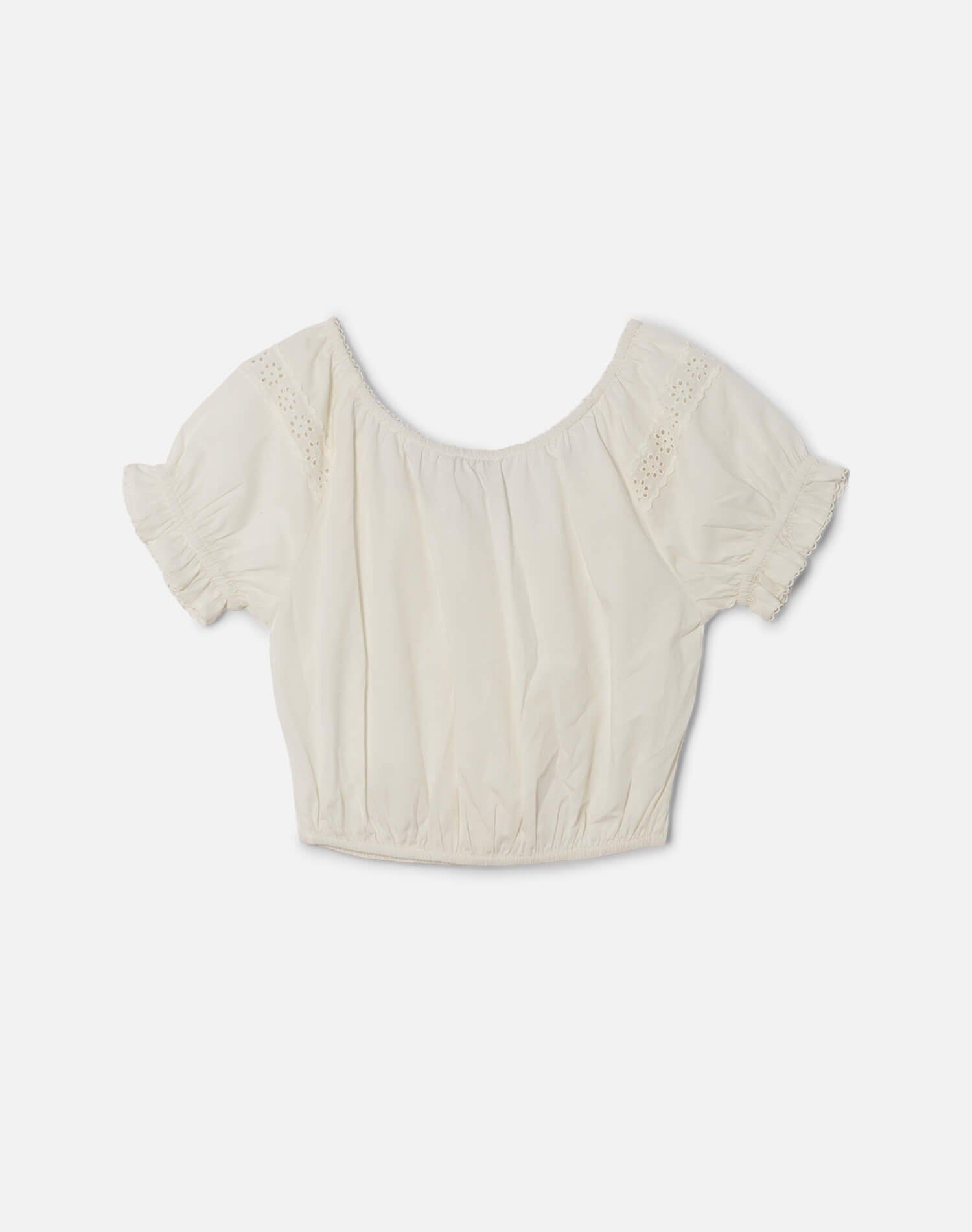 Womens | Pattie Puff Sleeve Blouse | Vintage White