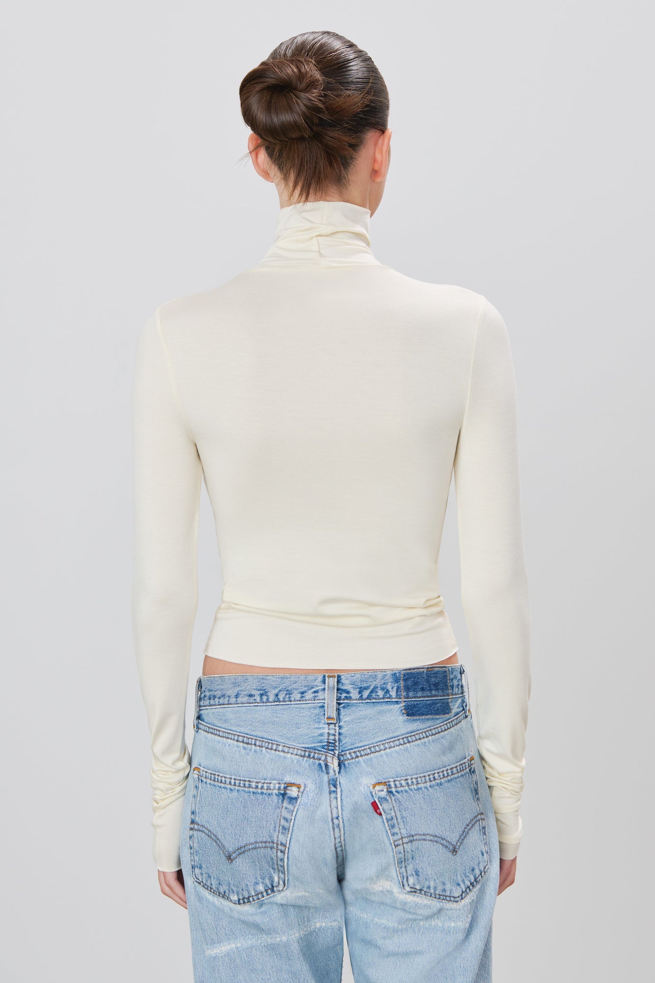 FITTED TURTLENECK TOP - ETERNE