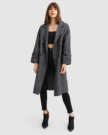 Rumour Has It Oversized Wool Blend Coat | Women | Charcoal