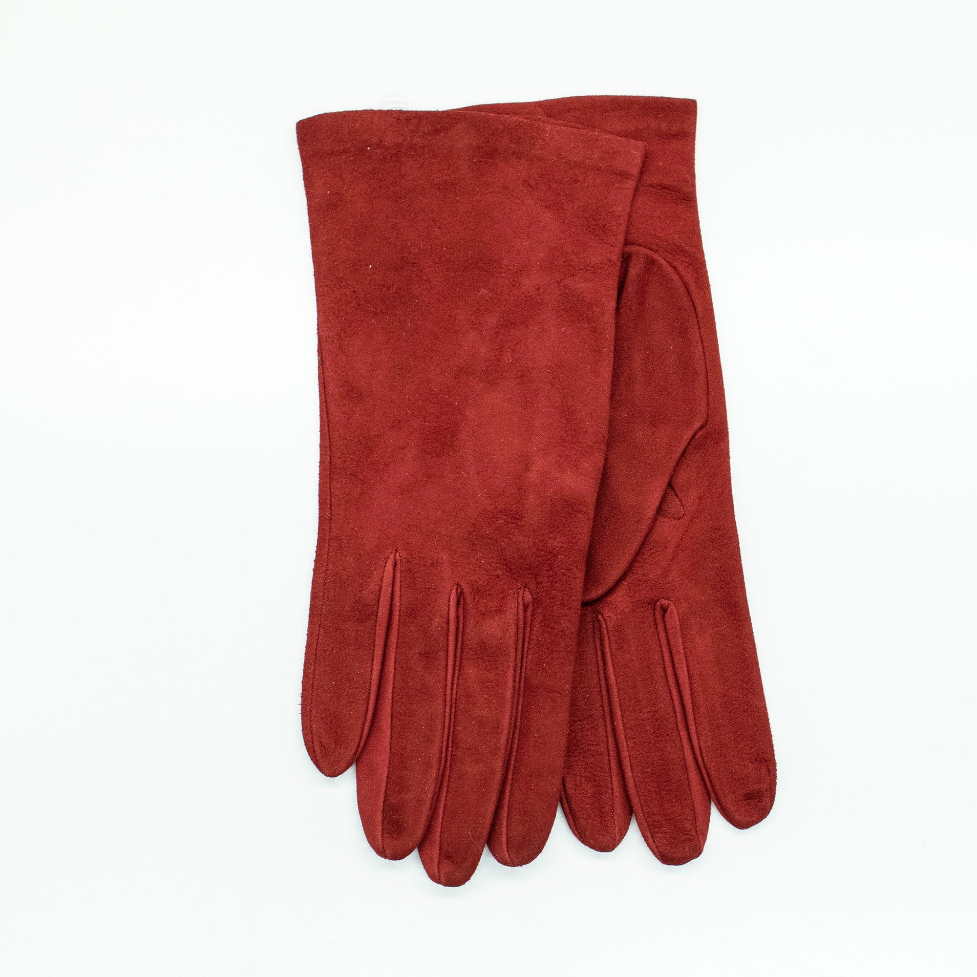 Suede Gloves | Red