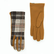 Womens | Fleece Gloves | Brown/Cream