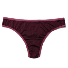 3-Pack MoveCalm Natural Rise Thong | Pearl/Marshmallow | Dried Cherry/Damson Plum- Black/Granite