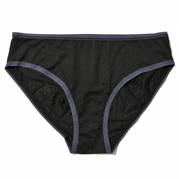 Movecalm Rouched Brief | Black x Granite