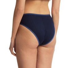 Movecalm Rouched Brief | Blackberry Crumble/Waterfall Blue