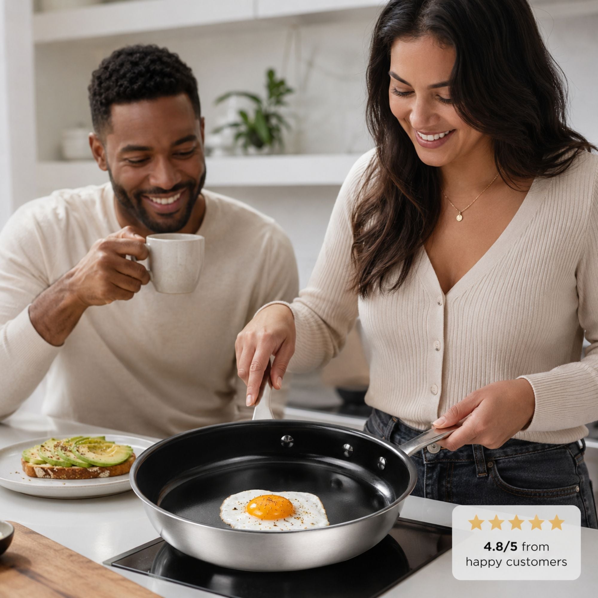 Frying Pan | Black/Silver