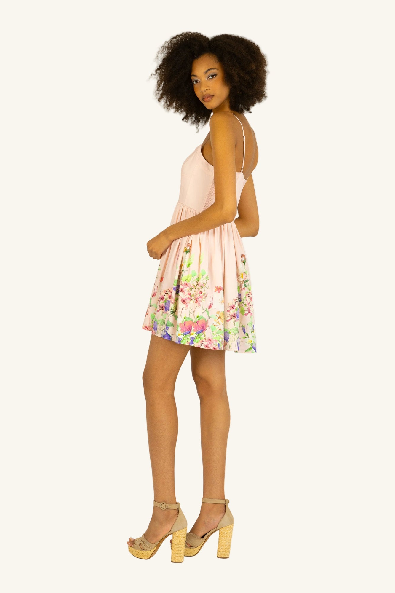 Serena Dress | Golden Floral