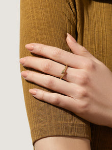 Cleo Snake Ring | 14K Gold on Brass | Cubic Zirconia