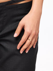Slim Eclipse Ring | 10K Solid Yellow Gold