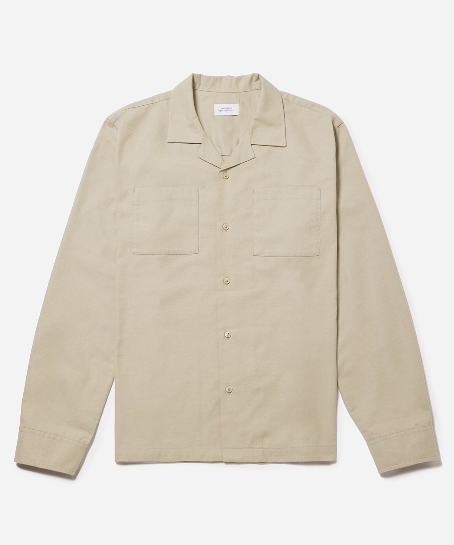 Classic Khaki | Marco Wool LS Shirt | Saturdays NYC