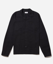 Black | Marco Wool LS Shirt | Saturdays NYC