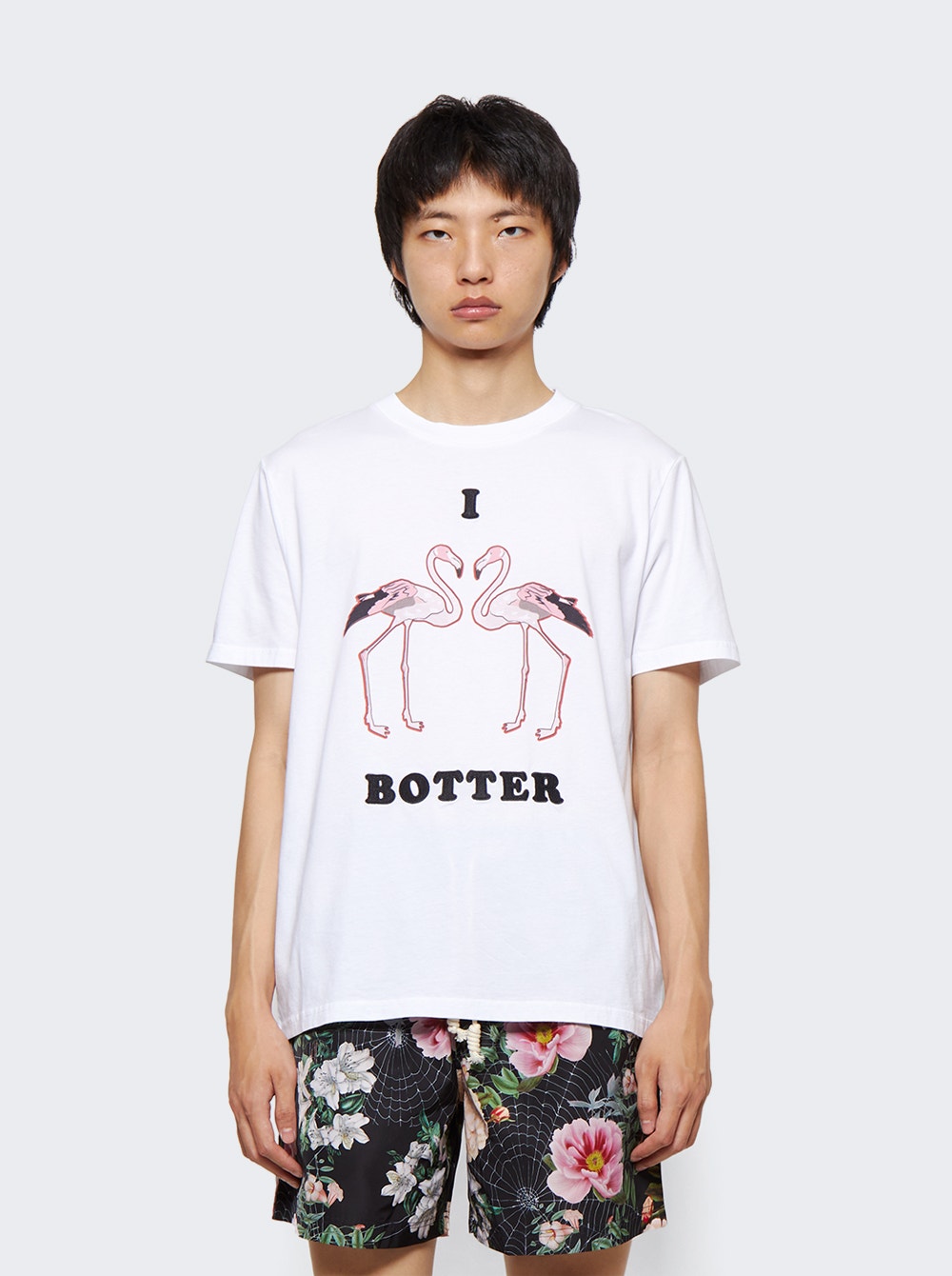 Men | Botter | Classic Flamingo Tee | White