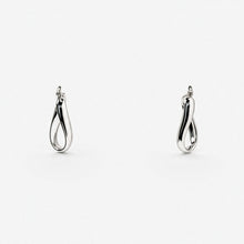 Ribbon Earrings | Sterling Silver