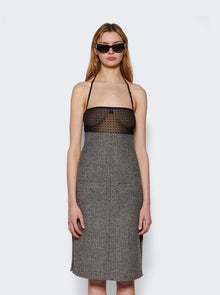 Women | Courrèges | Lingerie Bigout Caviar Long Dress | Black & White