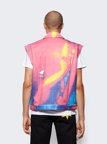 Men | MSFTSrep | Trippy Summer Workwear Vest | Multi Red