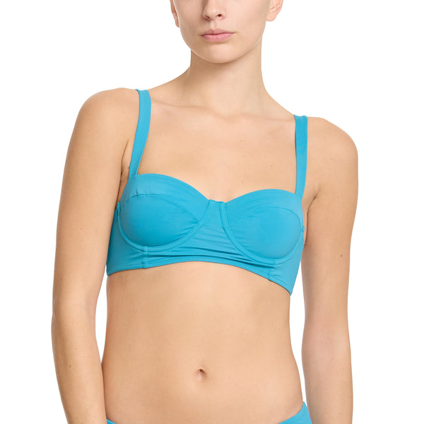 Swim Balconette Bikini Top | Tahiti Teal