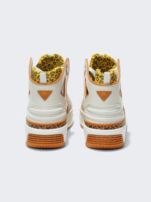Men | Just Don | Basketball Courtside High-top Sneakers Leopard