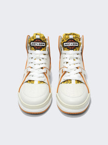Men | Just Don | Basketball Courtside High-top Sneakers Leopard