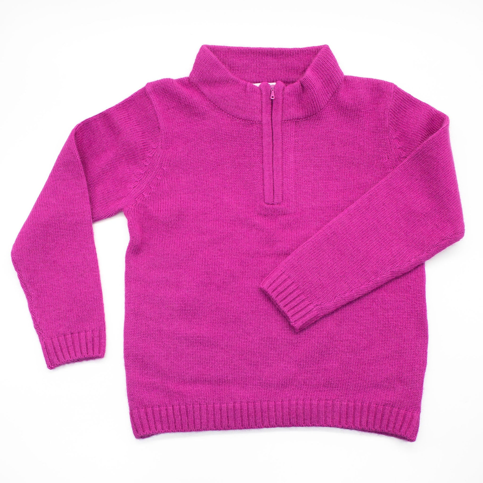 Kids Sweater With Zipper | Very Berry