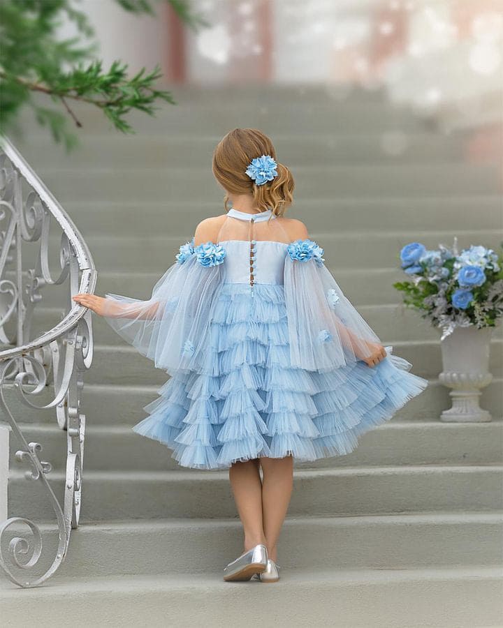 Alaska Baby Blue Tulle Dress | Blue