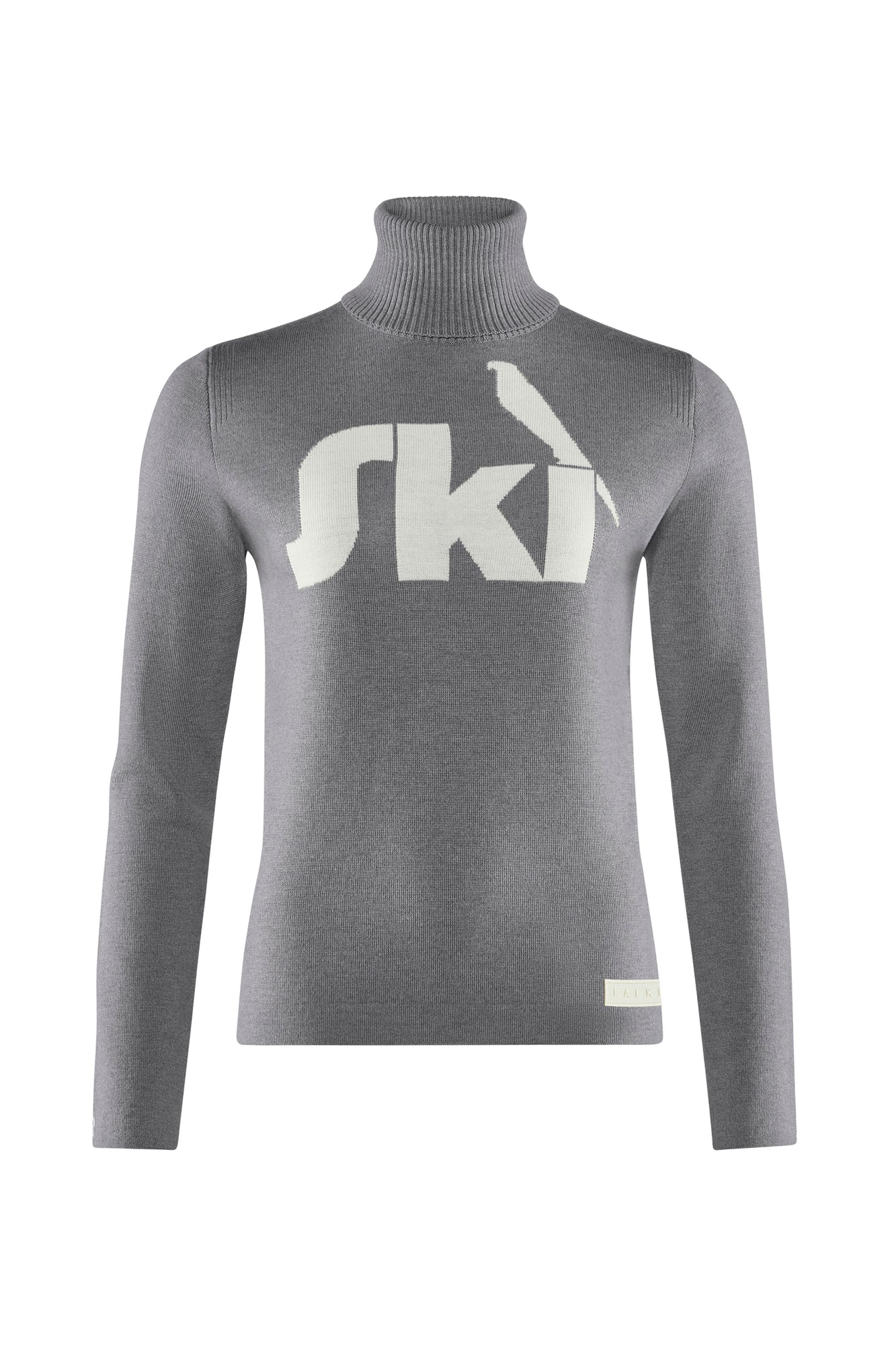 Women | Ski Roll Neck | Grey-Heath