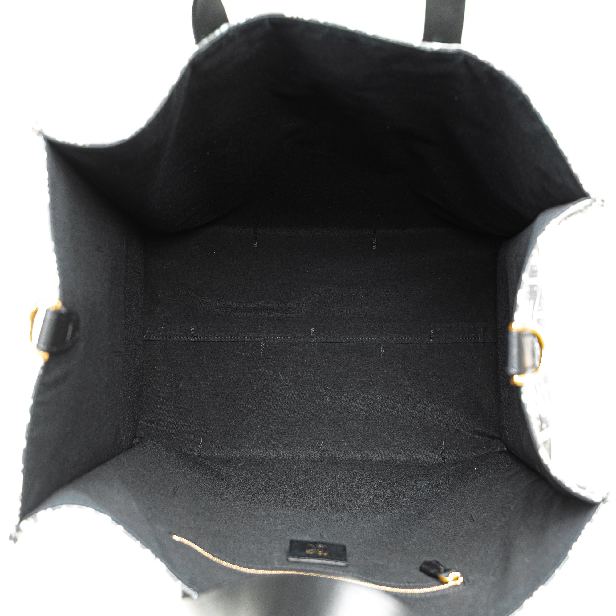 Fendi | Pre-Owned Joshua Vides Zucca Coated Canvas Cloudy Shopper Satchel | Blue