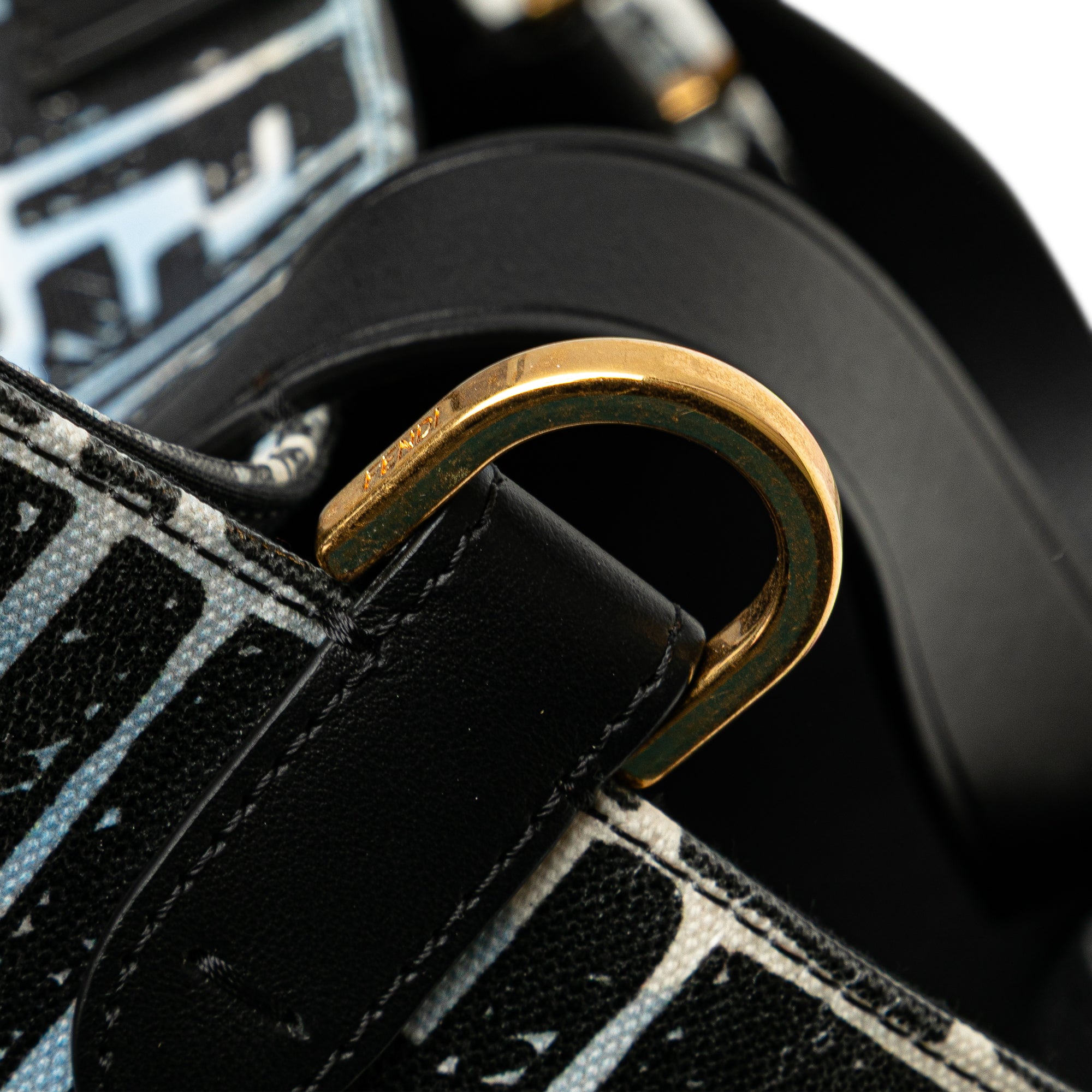 Fendi | Pre-Owned Joshua Vides Zucca Coated Canvas Cloudy Shopper Satchel | Blue