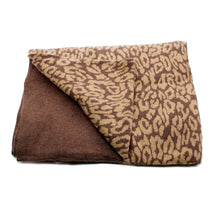 Throw In Animal Print Design | Brown