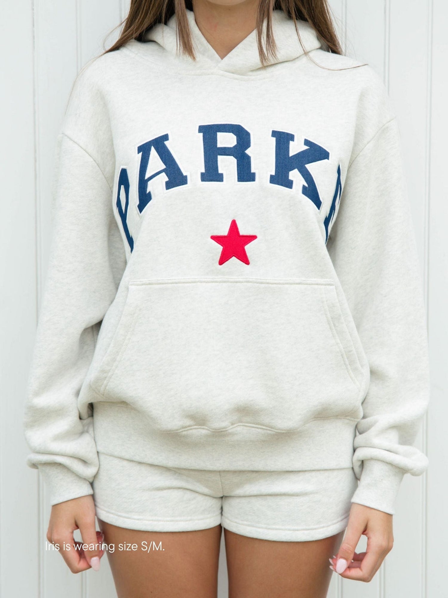 heather grey + navy