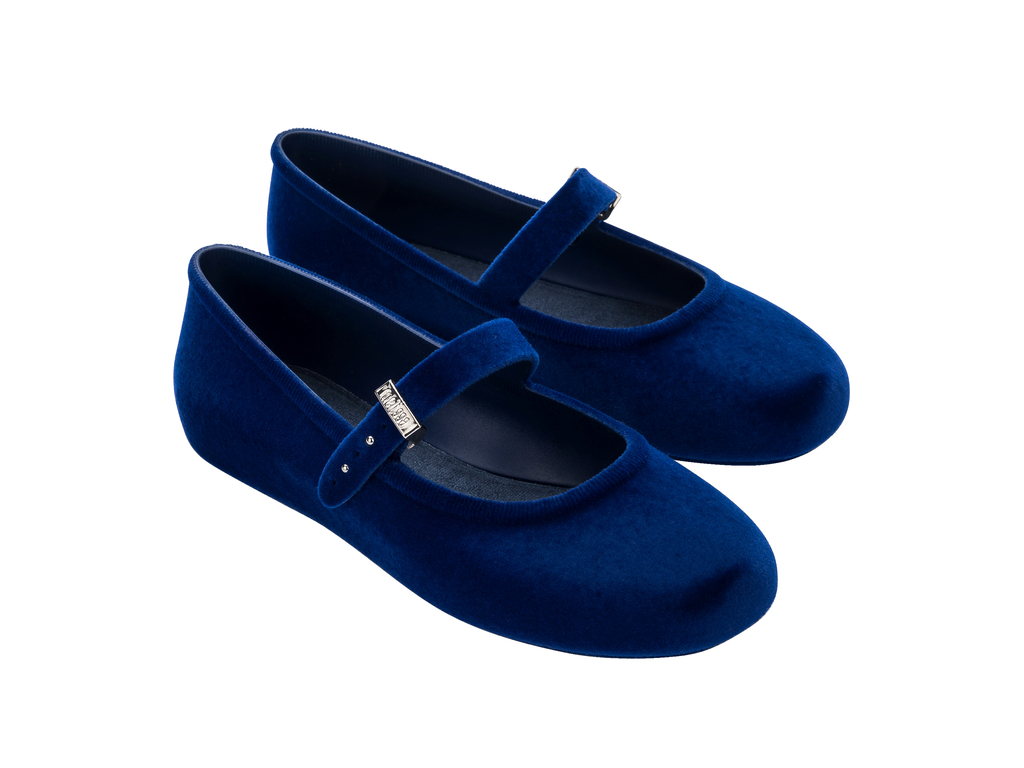 Womens | Soft Ballerina Velvet II Ballerina | Blue