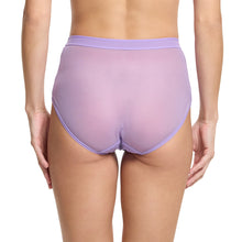 Mesh High Cut French Brief | Grape Juice (Purple)