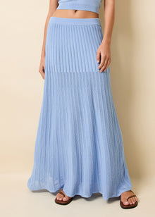 Bridget Skirt Open Water - Solid & Striped