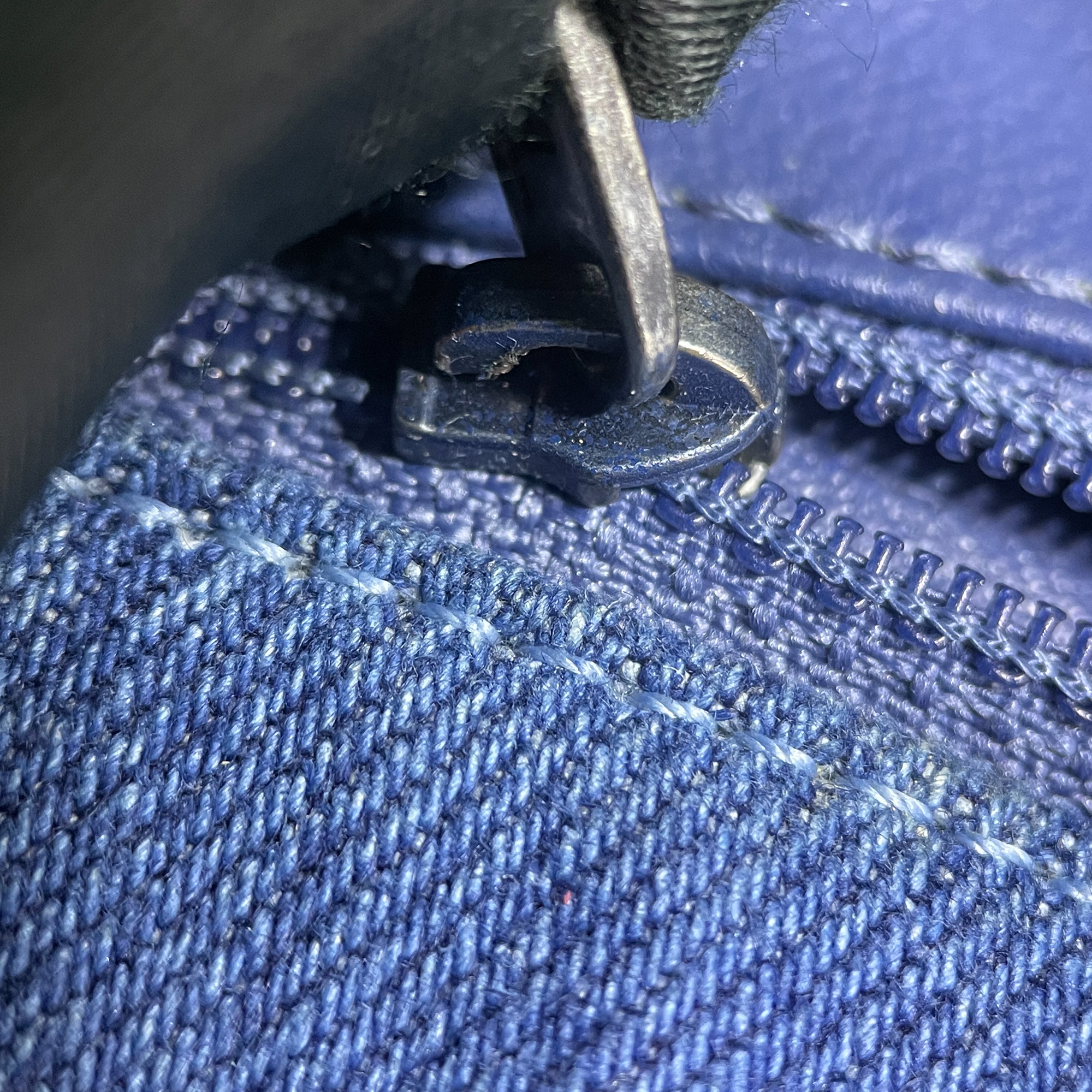 Chanel | Pre-Owned Large Quilted Denim Boy Flap | Blue/Denim