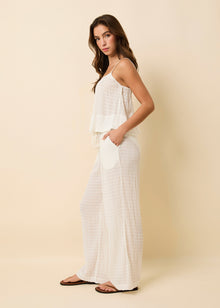 Womens | Ashling Pant Smocked | Optic White