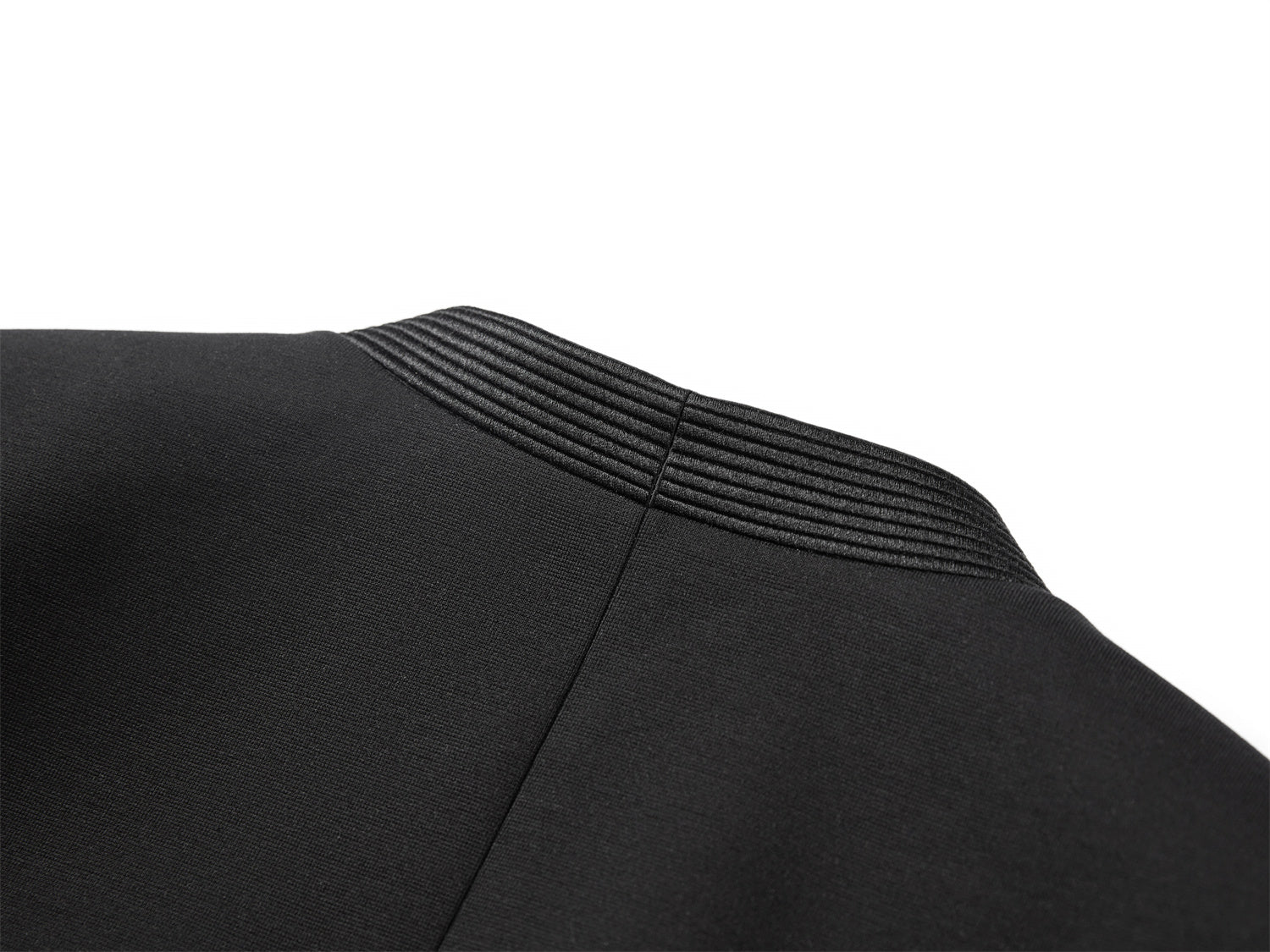 Chinese Stand-Collar Placket Jacket | Black