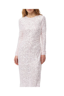 3D Sequins Maxi Dress | Mauve Chalk