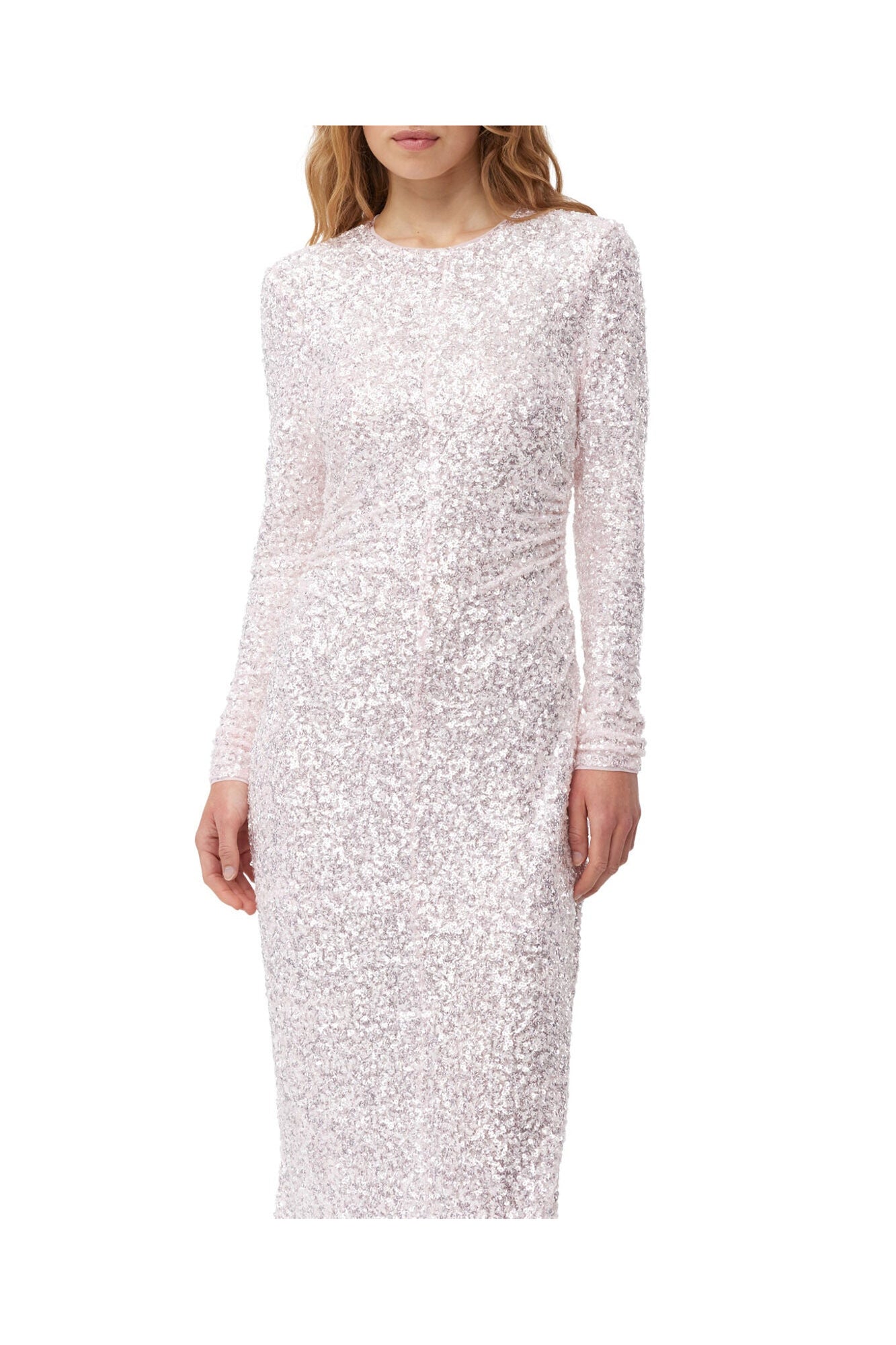 3D Sequins Maxi Dress | Mauve Chalk