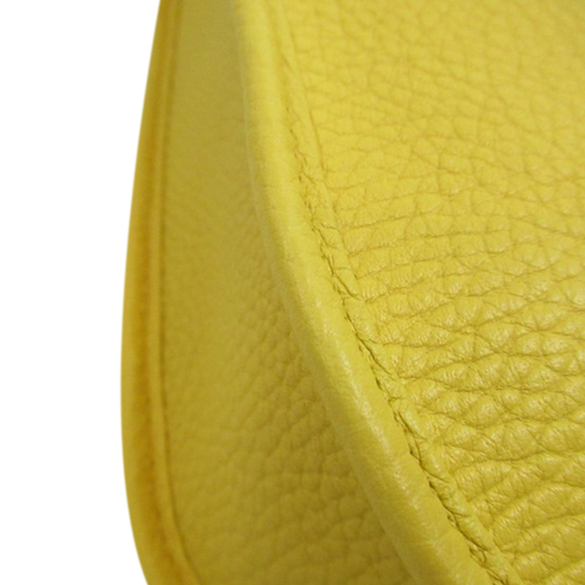 Hermes | Pre-Owned Clemence Evelyne III PM | Yellow/Mustard