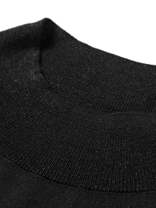 Elegant Wool Knit Sweater | Black