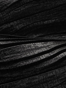 Pleated Straight Pant | Black