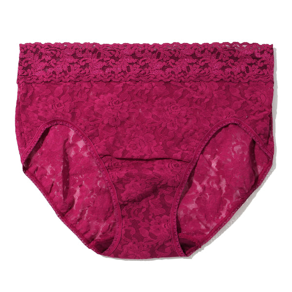 Signature Lace French Brief | Merlot (Red)