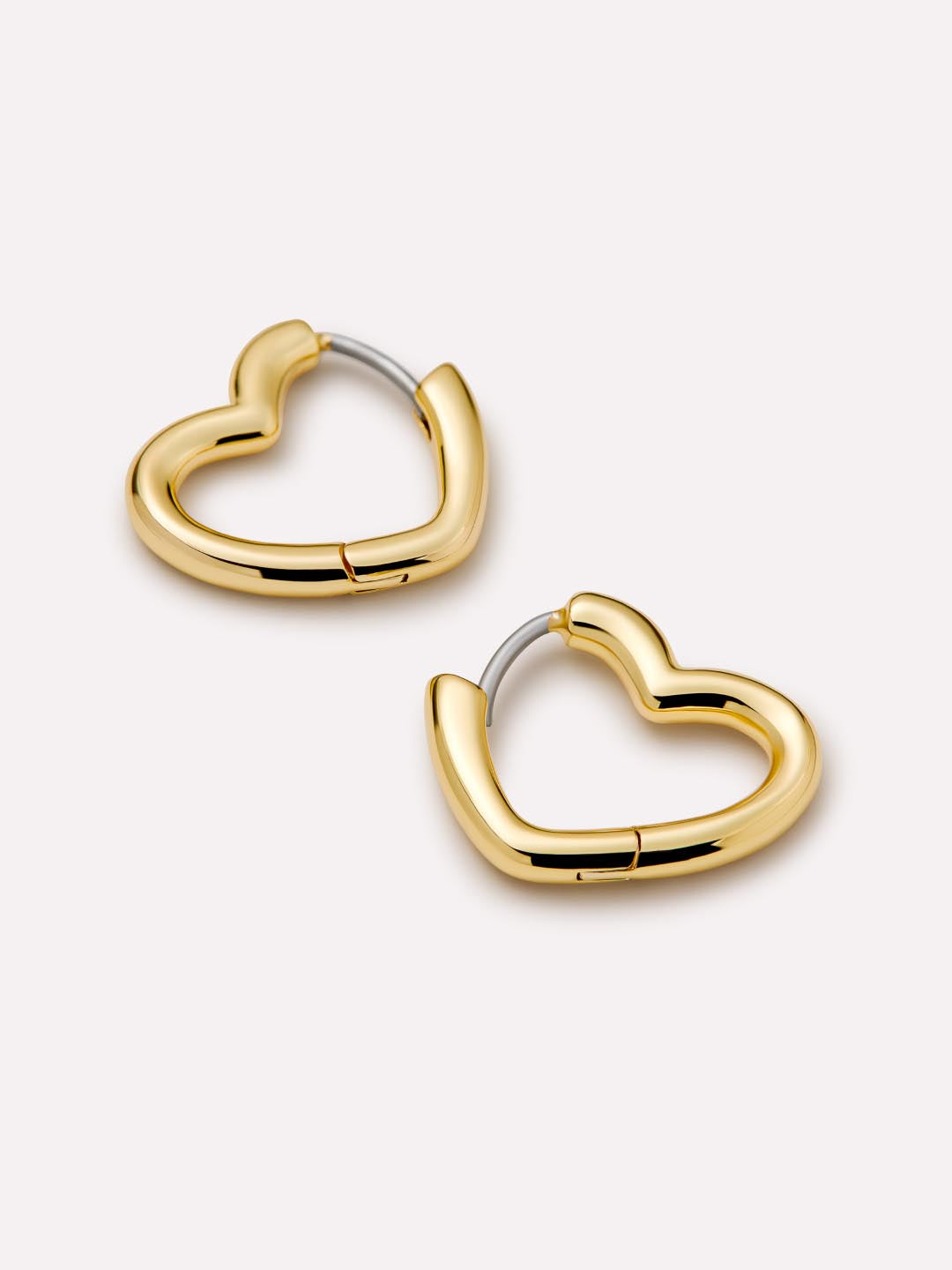 Daryl Heart Earrings | 14K Gold on Brass