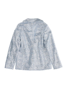 Girls | Sequins And Tulle Jacket | Sky Blue