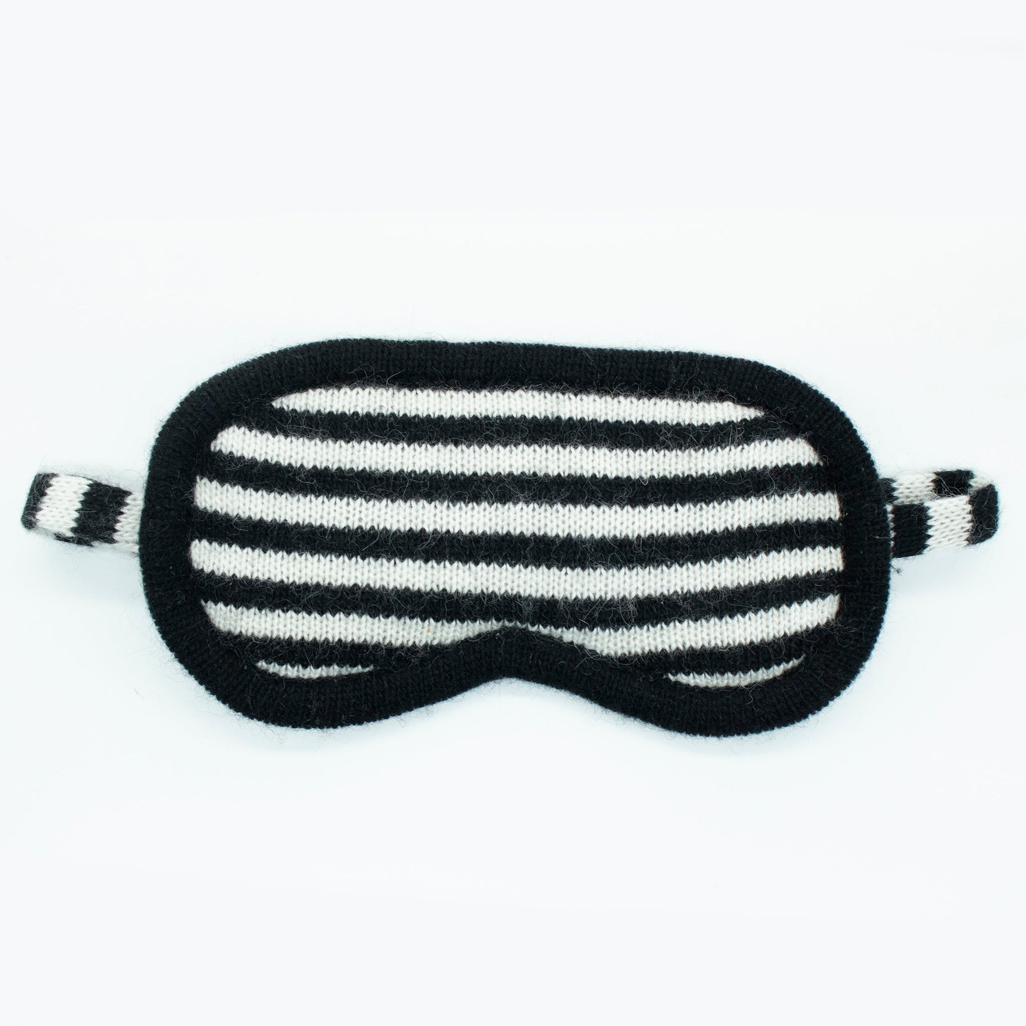 Eyemask In Striped Design | Black