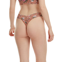 Signature Lace Original Rise Thong | Terracotta Rose