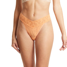 Signature Lace Original Rise Thong | Florence Orange