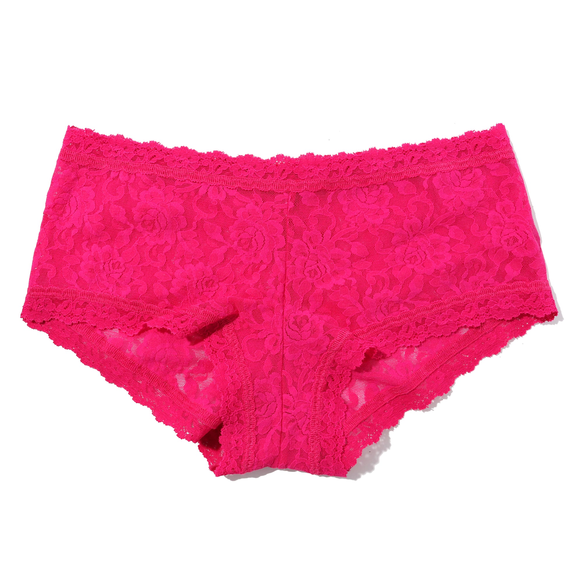 Signature Lace Boy Short | Sealed With A Kiss (Pink)