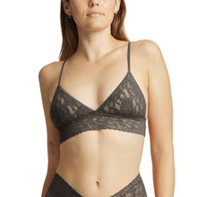 Signature Lace Padded Bralette | Granite